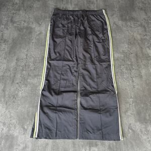 Vintage Y2K Grey & Green Flared Essential Technical Sweatpants